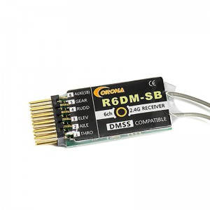 گیرنده Corona R6DM 6 کاناله سازگار با DMSS 2.4G