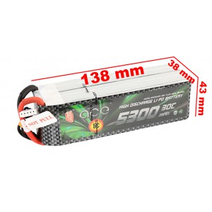 باتری Ace 5300mAh 30C 14.8V 4S1P