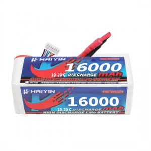 باتری لیتیوم پلیمر شش سل 16000.6S.10