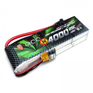 باتری ace 4000mah 25c 2cell