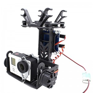 گیمبال 2 محوره ACK برای Gopro hero 3 با موتور براشلس بدون برد کنترلی