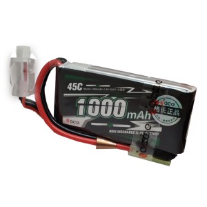 باتری 1000mah 45c 7.4v
