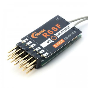 گیرنده Corona R6SF 6 کاناله سازگار با S-FHSS/FHSS 2.4G
