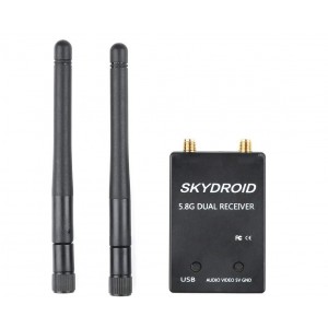 گیرنده SKYDROID FPV 5.8G 150CH OTG FPV آنتن دوگانه 2dBi RP-SMA
