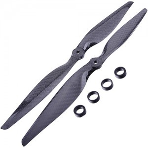 ملخ فیبر کربن چپ گرد/راست گرد 15x4