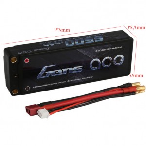 باتری gnesace 6500mah 50c 2cell