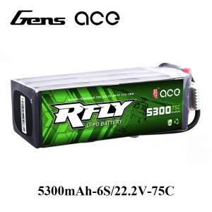 باتري RFLY ليتيوم 6S 5300mAh 75C