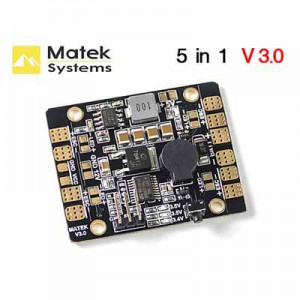 برد تقسیم ولتاژ بهمراه LED و آلارم Matek