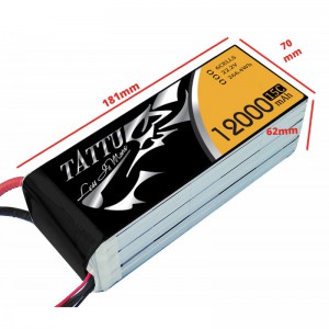 باتری 12000mAh 15C 22.2v 6S1P 