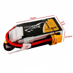 باتری Tattu 1050mAh 14.8V 75C 