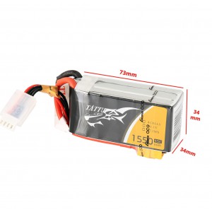 باتری TATTU 1550mAh 14.8V 45C 