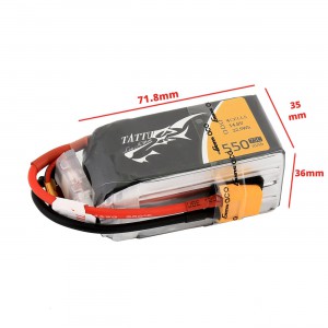 باتری TATTU 1550mAh 14.8V 75C Racing 