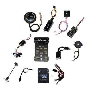 فلایت کنترل اورجینال Pixhawk PX4 PIX 2.4.8 flight controller + NEO-M8N GPS + OSD+Power module+3DR Radio Telemetry 433Mhz 915Mhz RC FPV SYSTEM 