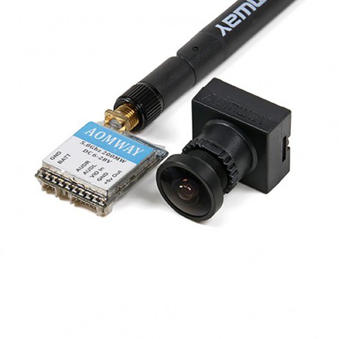 ارسال تصویر AOMWAY MICRO V2 200MW 32CH 5.8GHZ + دوربین 700TVL CMOS HD