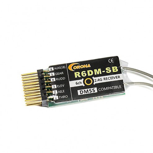 گیرنده Corona R6DM 6 کاناله سازگار با DMSS 2.4G