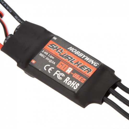 اسپید کنترل Hobbywing SkyWalker 60A UBEC 