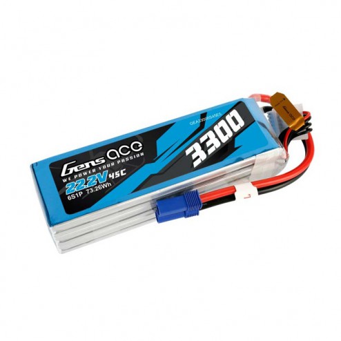 باتری Gens Ace 3300mAh 45C 22.2V 6S1P