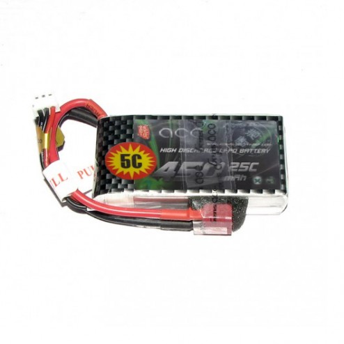 باتری لیتیوم پلیمر  Gens ACE 450 mAh 7.4 V 2S 25C