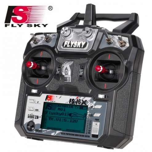 رادیو کنترل FlySky FS-i6X 10CH AFHDS 2A 2.4GHz + گیرنده FS- iA10B iA6B A8S X6B RC 