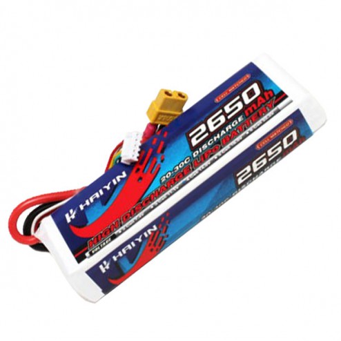 باتری لیتیوم پلیمر 2650mAh 40C 14.8V 4S1P