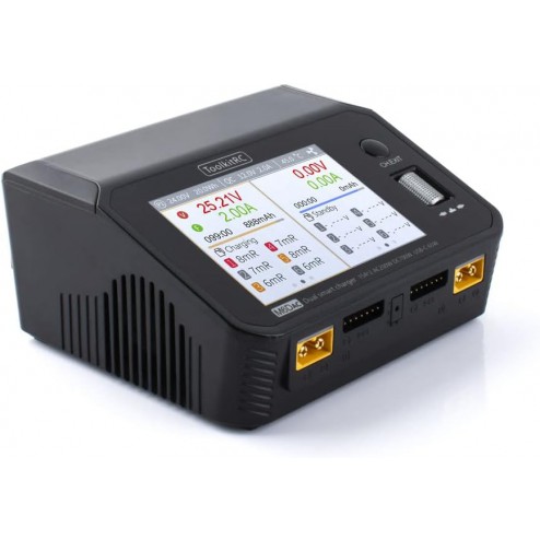 شارژر هوشمند ToolkitRC M6DAC 200W AC / 700W DC  15A*2 USB-C 65W 1-6S Lipo LiHV Lipo Battery