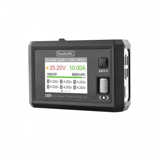 شارژر هوشمند ToolkitRC M7AC 100W AC/300W DC 15A 2-6S Multi-Function AC