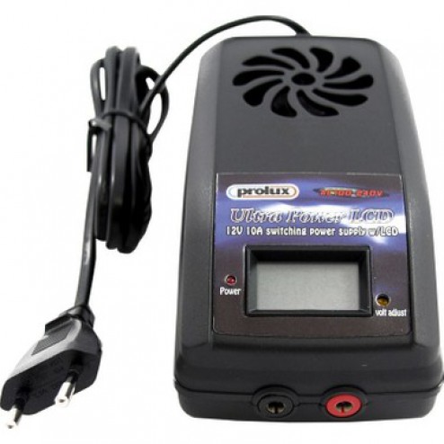 منبع تغذیه PROLUX - LCD Display DC12V 10A AC 100-240V