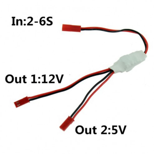 رگلاتور UBEC با دو خروجی 5V 12V 