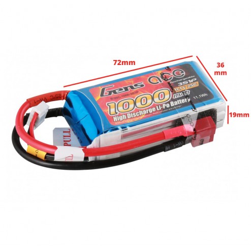 باتری 1000mah 25c 3S1P
