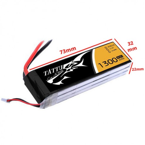 باتری 1300mAh 11.1V 45C 3S1P for FPV 