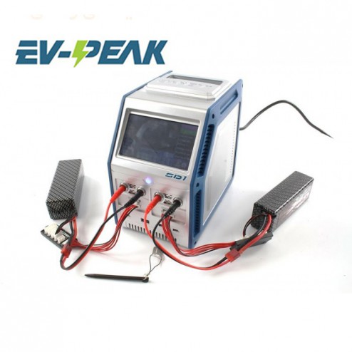 شارژر دوبل 500X2وات DC و 300X2وات AC سی آمپر 6-1سل EV-Peak SD1