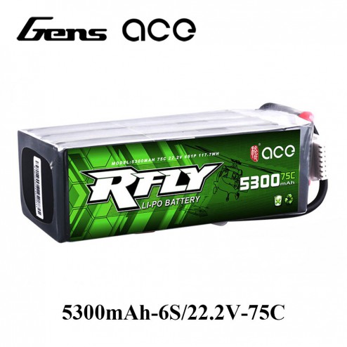 باتري RFLY ليتيوم 6S 5300mAh 75C