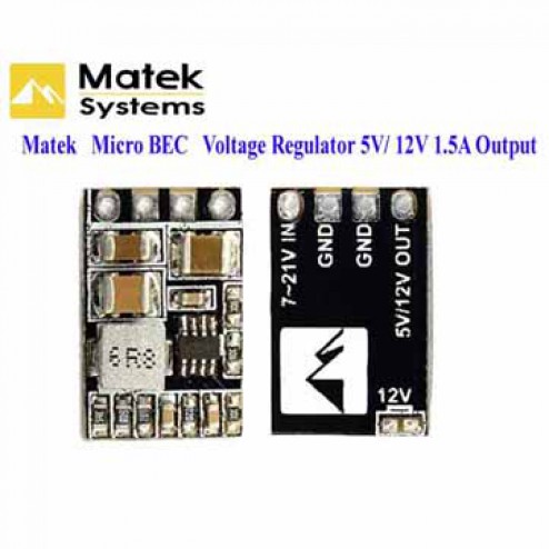 رگلاتور میکرو 1500 میلی آمپر 5v-12v Matek