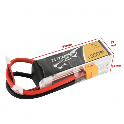 باتری TATTU 1800mAh 14.8V 45C 