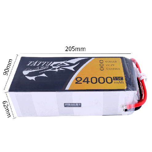 باتری 24000mAh 15C 22.2v 6S1P 