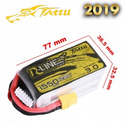 باتری Tattu R-LINE 1550mah 14.8V 120C 4s version3.0