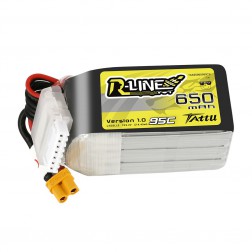 باتری Tattu 650mAh 14.8V 95C R-LINE 4S1P v 1.0